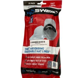 No Sweat 25 pack of Hat Liners-*Sealed*-NWT